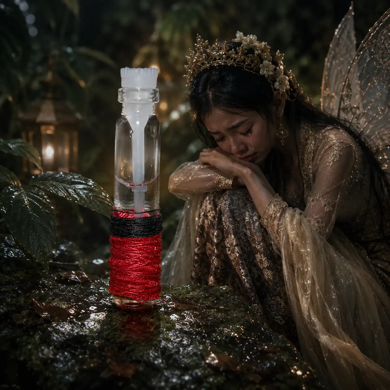 Minyak Pengasih Calit Air Mata Bunian